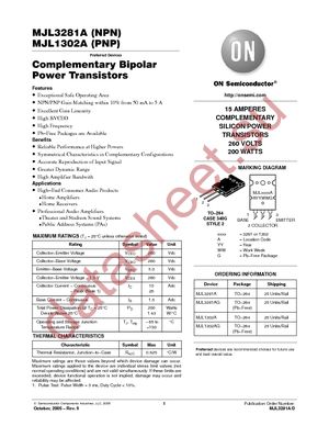 MJL3281A datasheet  